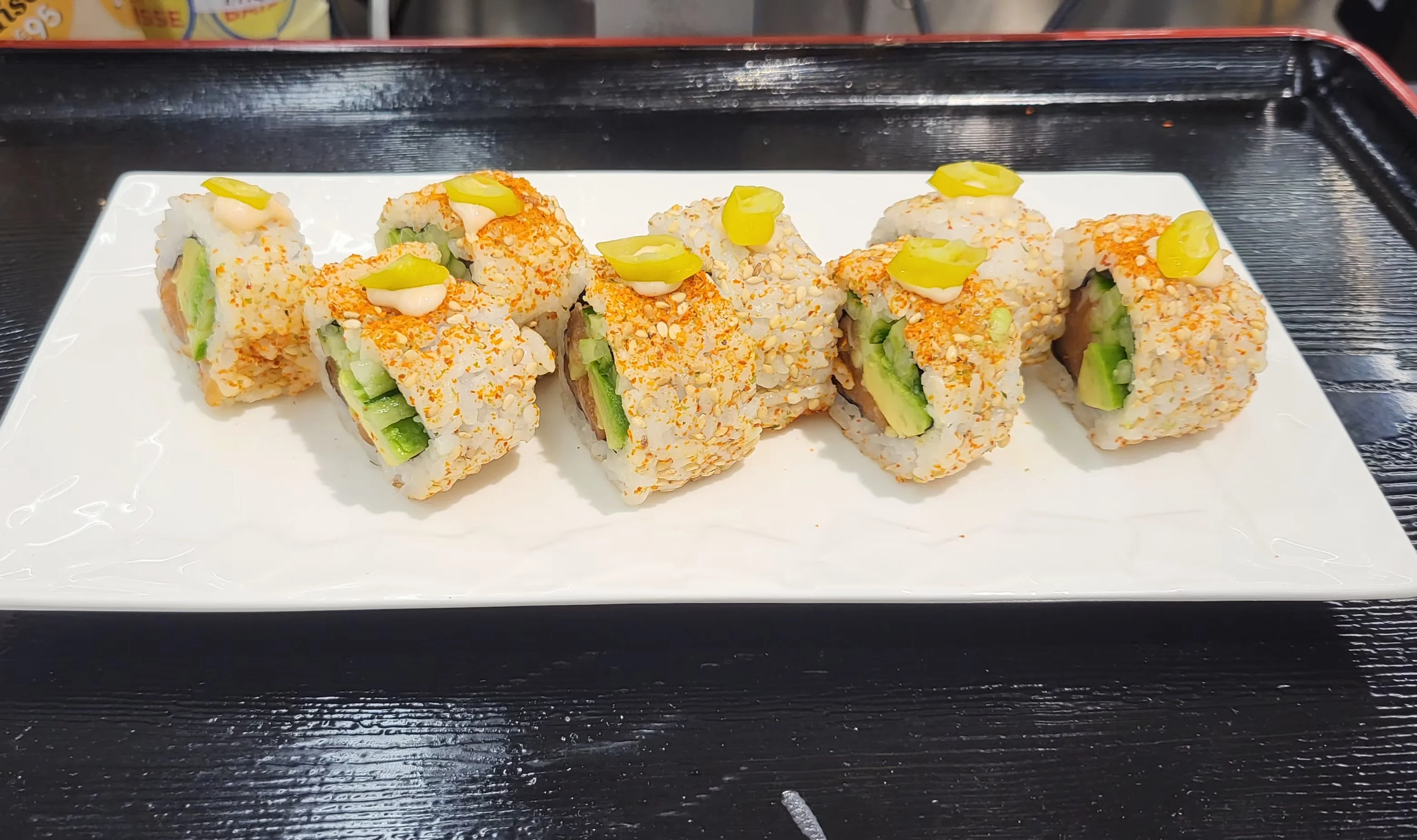 Rouleaux spicy saumon