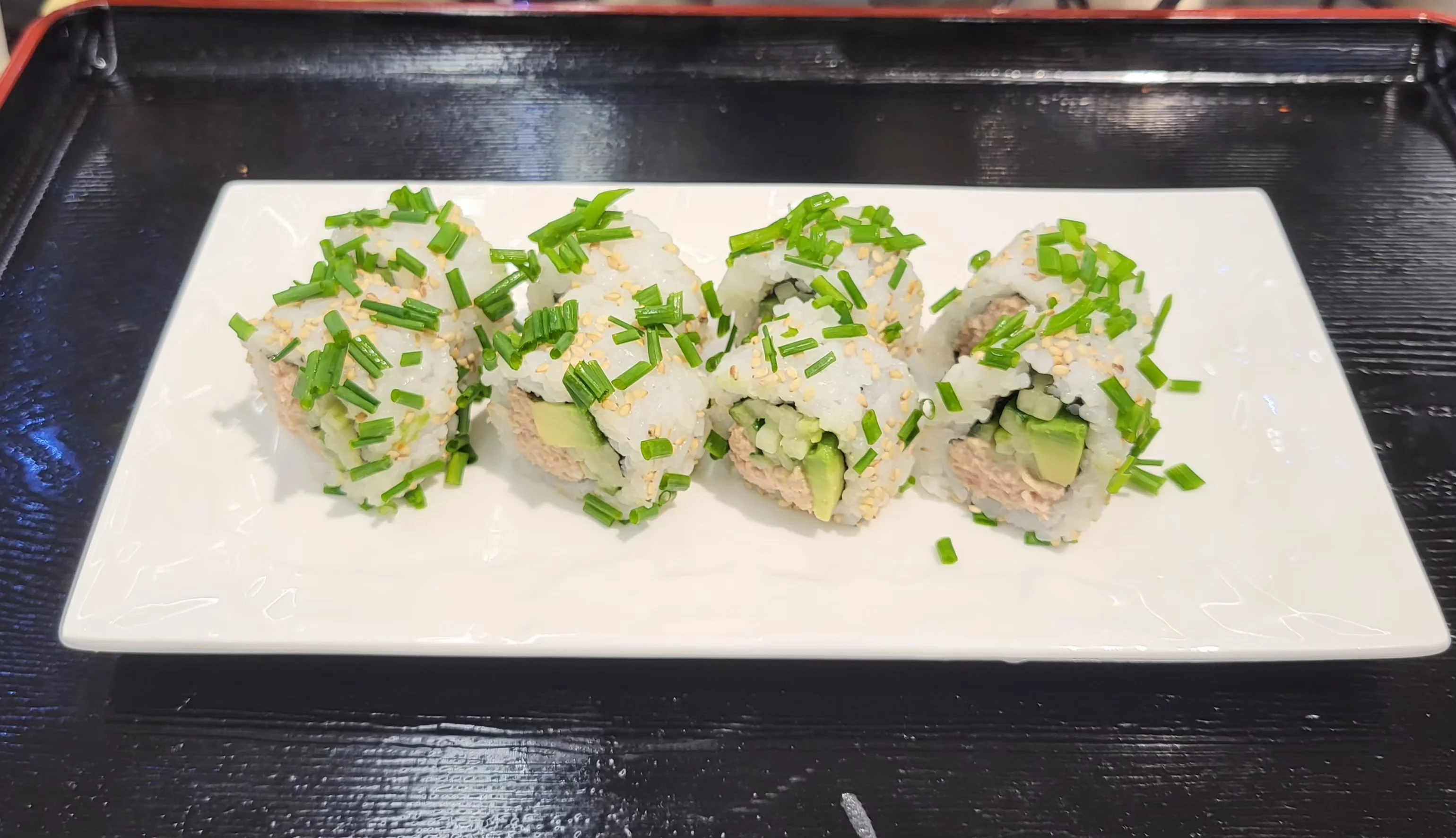 Rouleaux thon cuit ciboulette