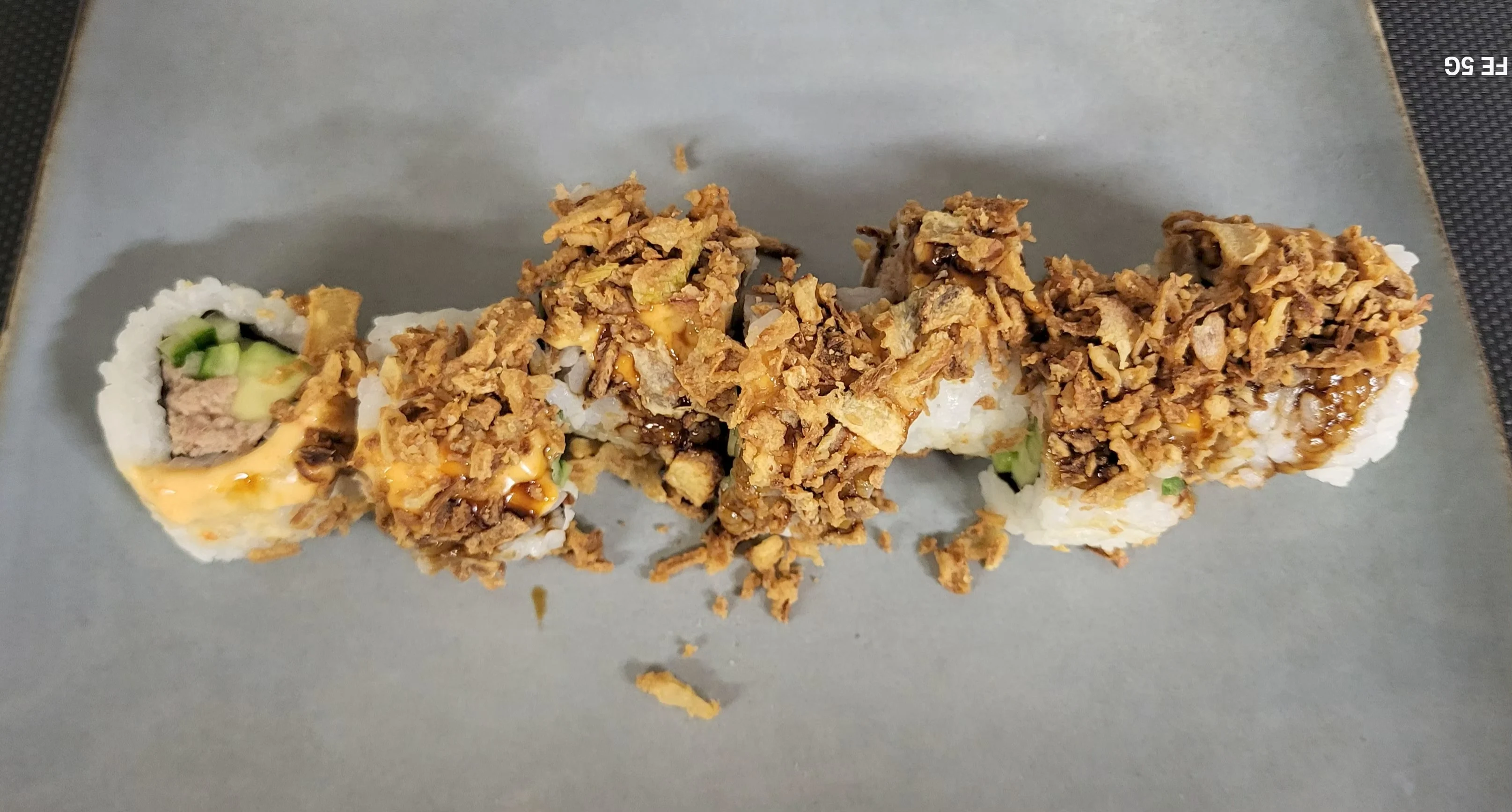 Crispy oignon thon cuit
