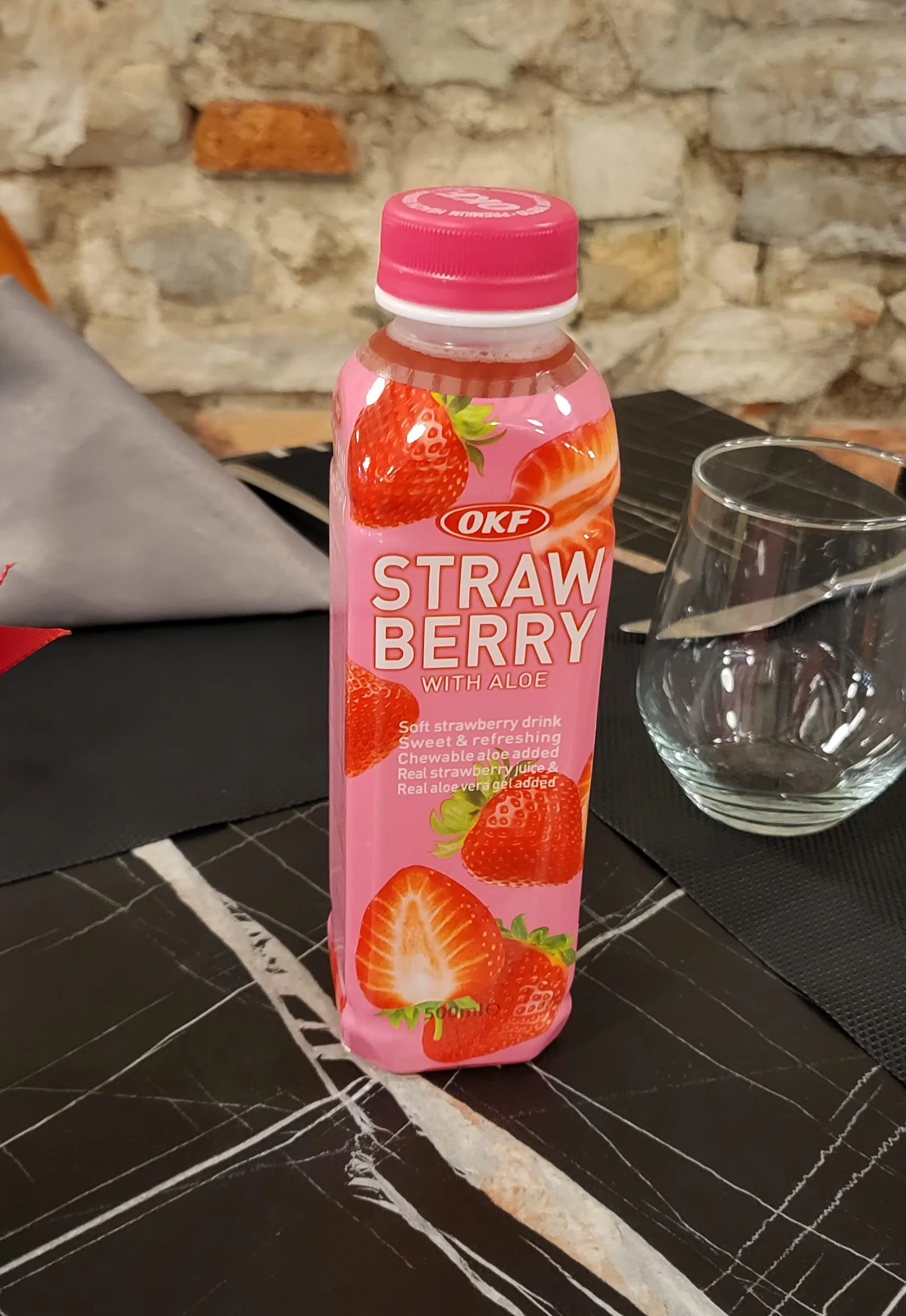Jus d’aloe vera fraise