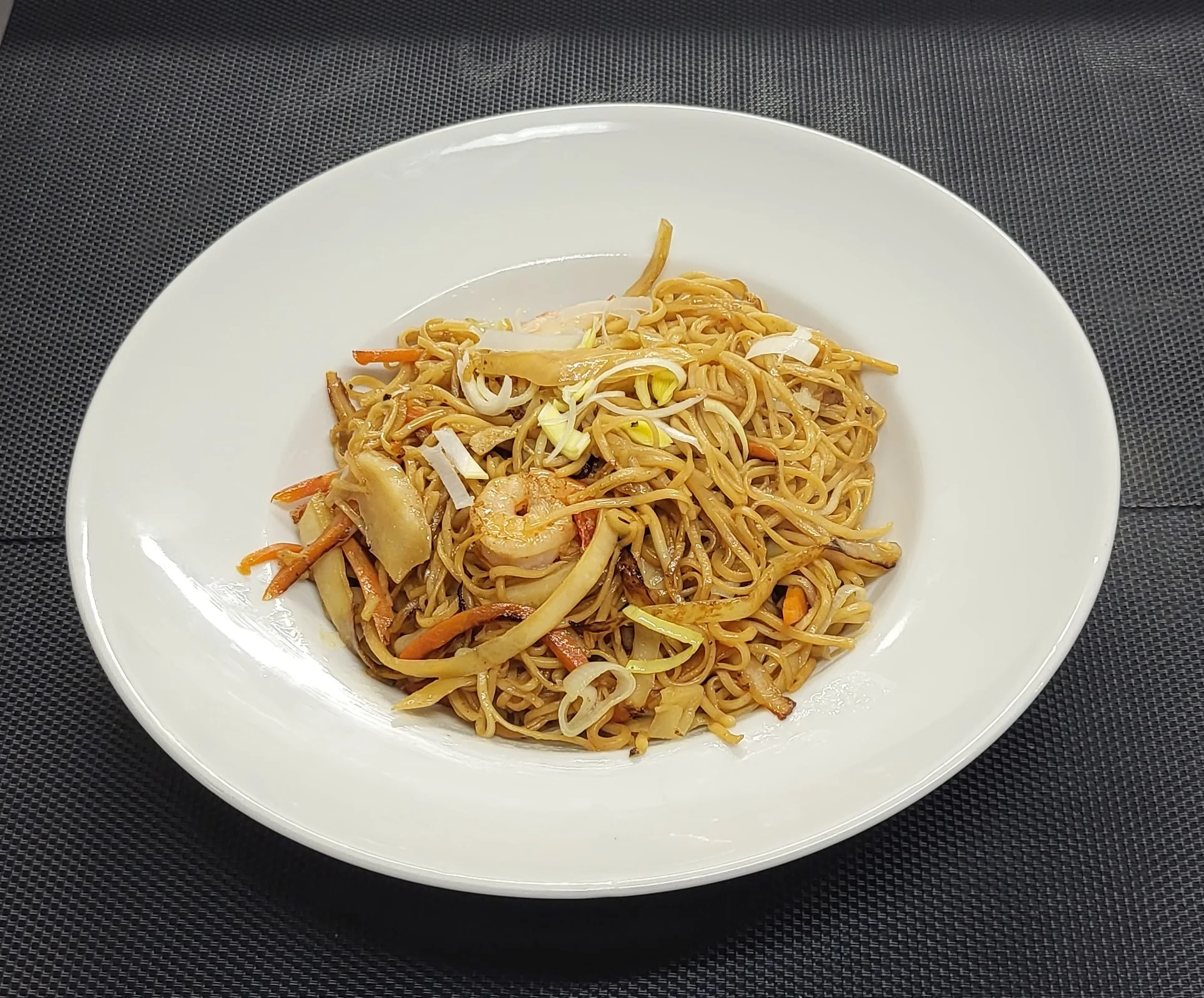 Nouilles sauté aux crevettes